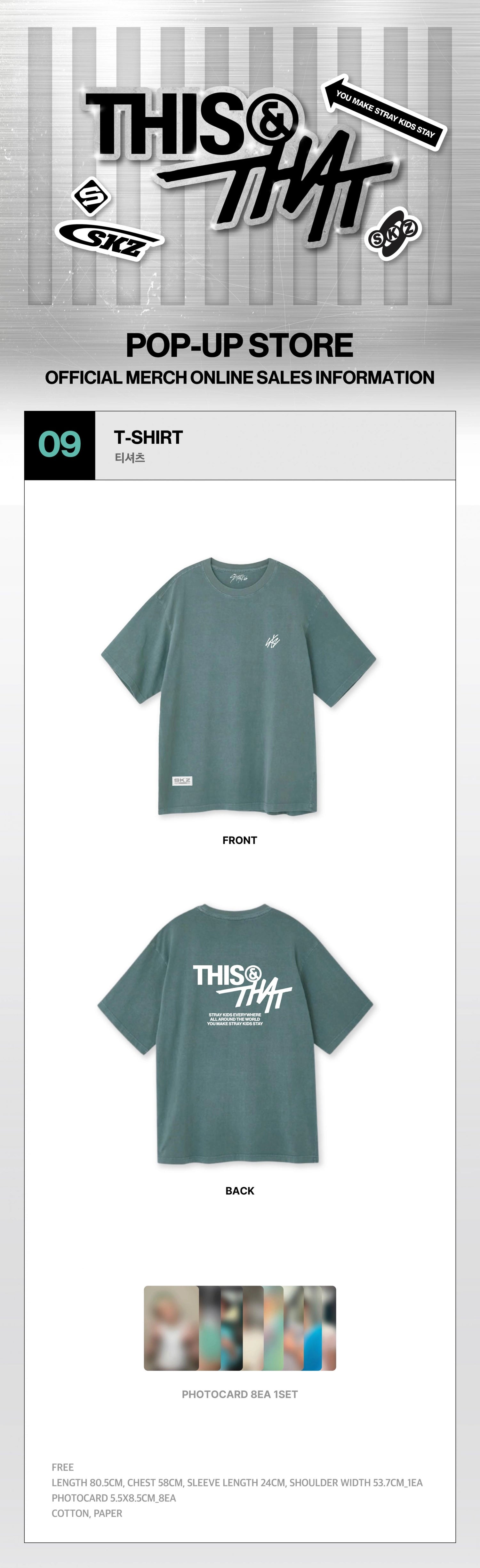 STRAY KIDS - [THIS & THAT] POP-UP MD T-SHIRT (WEEK 1)