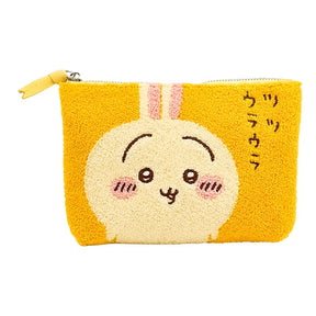 CHIIKAWA Towel / Leather Flat Pouch