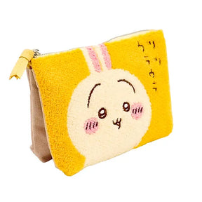 CHIIKAWA Towel / Leather Flat Pouch