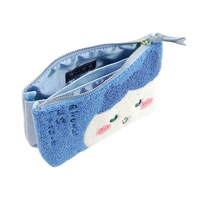 CHIIKAWA Towel / Leather Flat Pouch