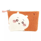 CHIIKAWA Towel / Leather Flat Pouch