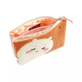CHIIKAWA Towel / Leather Flat Pouch