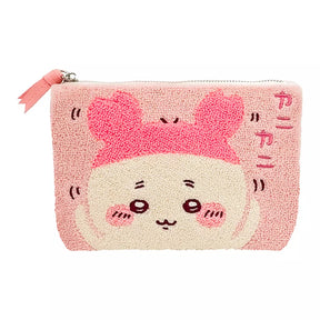 CHIIKAWA Towel / Leather Flat Pouch