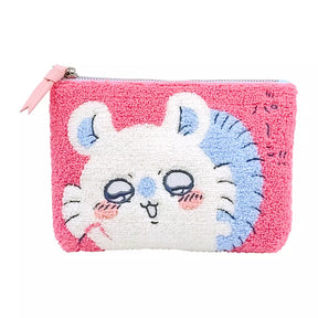 CHIIKAWA Towel / Leather Flat Pouch