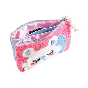 CHIIKAWA Towel / Leather Flat Pouch