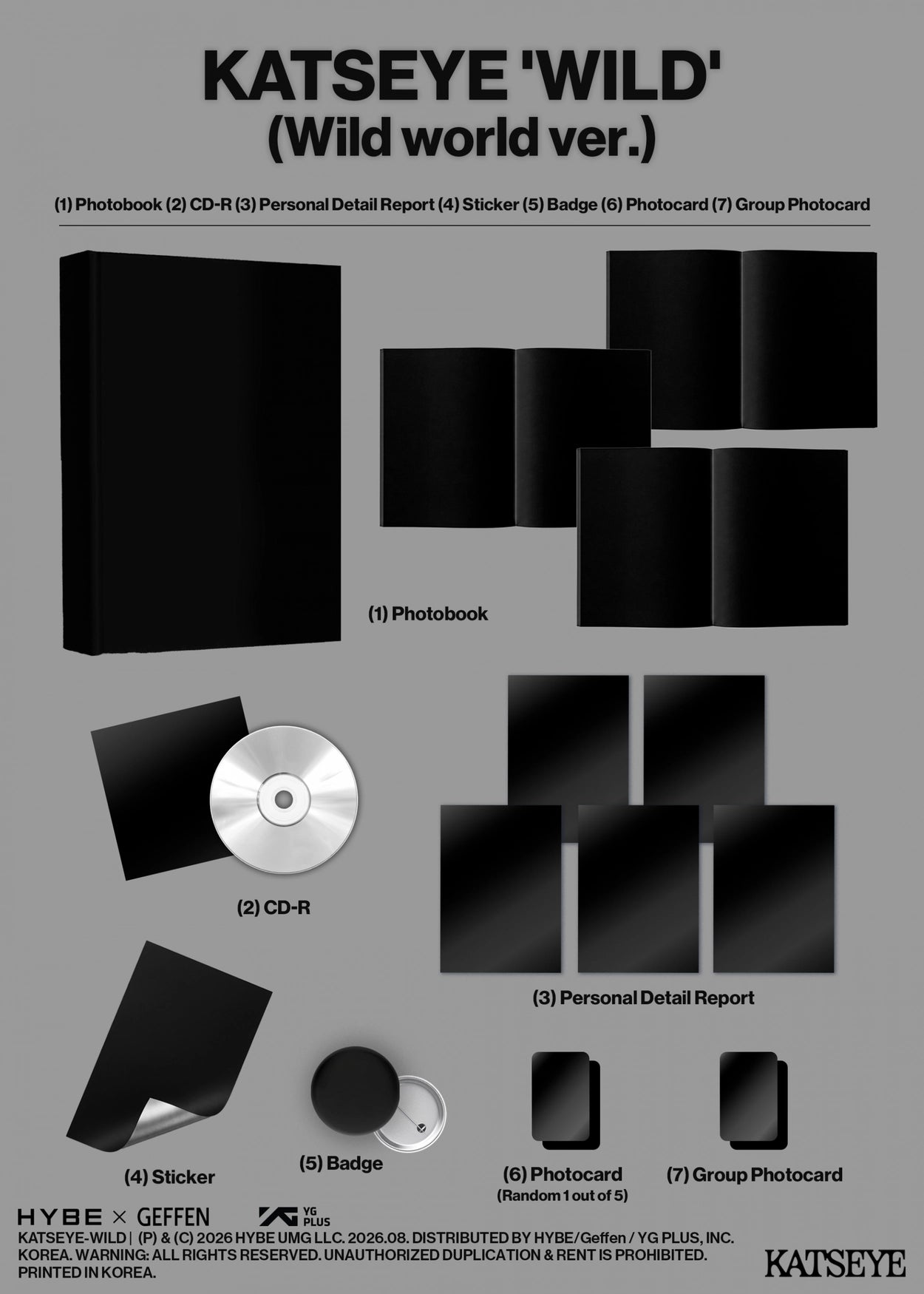 KATSEYE 3RD EP ALBUM - WILD