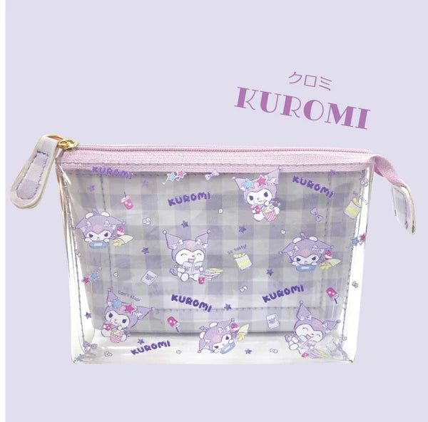 SANRIO© Clear + Checkers Pouch (Japan Edition)