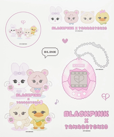 BLACKPINK X TAMAGOTCHI [TAMAGOTCHI] OFFICIAL MD BLACKPINK BASIC STICKER