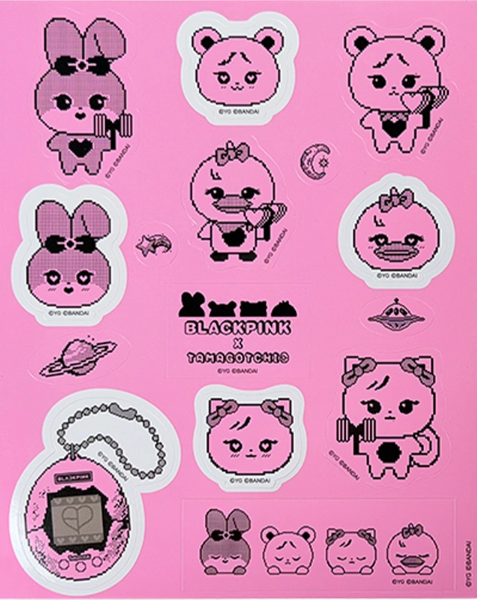 BLACKPINK X TAMAGOTCHI [TAMAGOTCHI] OFFICIAL MD BLACKPINK BASIC STICKER