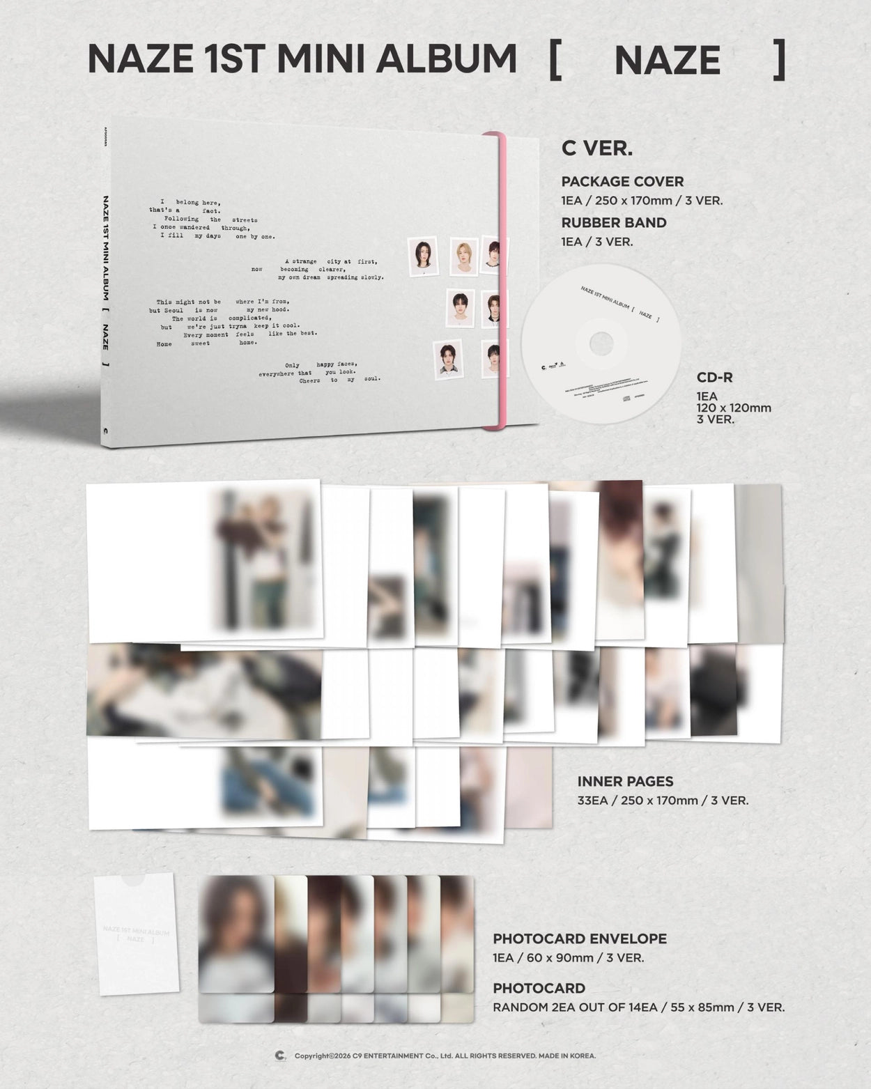 NAZE 1ST MINI ALBUM - NAZE
