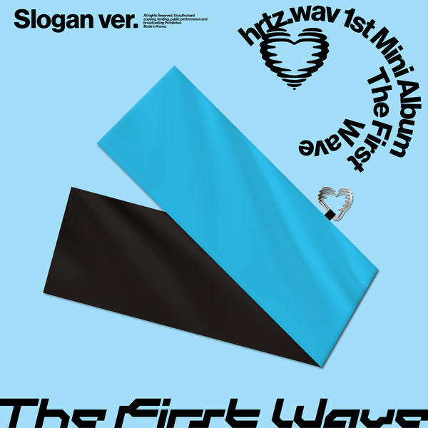 HRTZ.WAV 1ST MINI ALBUM - THE FIRST WAVE (SLOGAN VER.) (LIMITED EDITION)