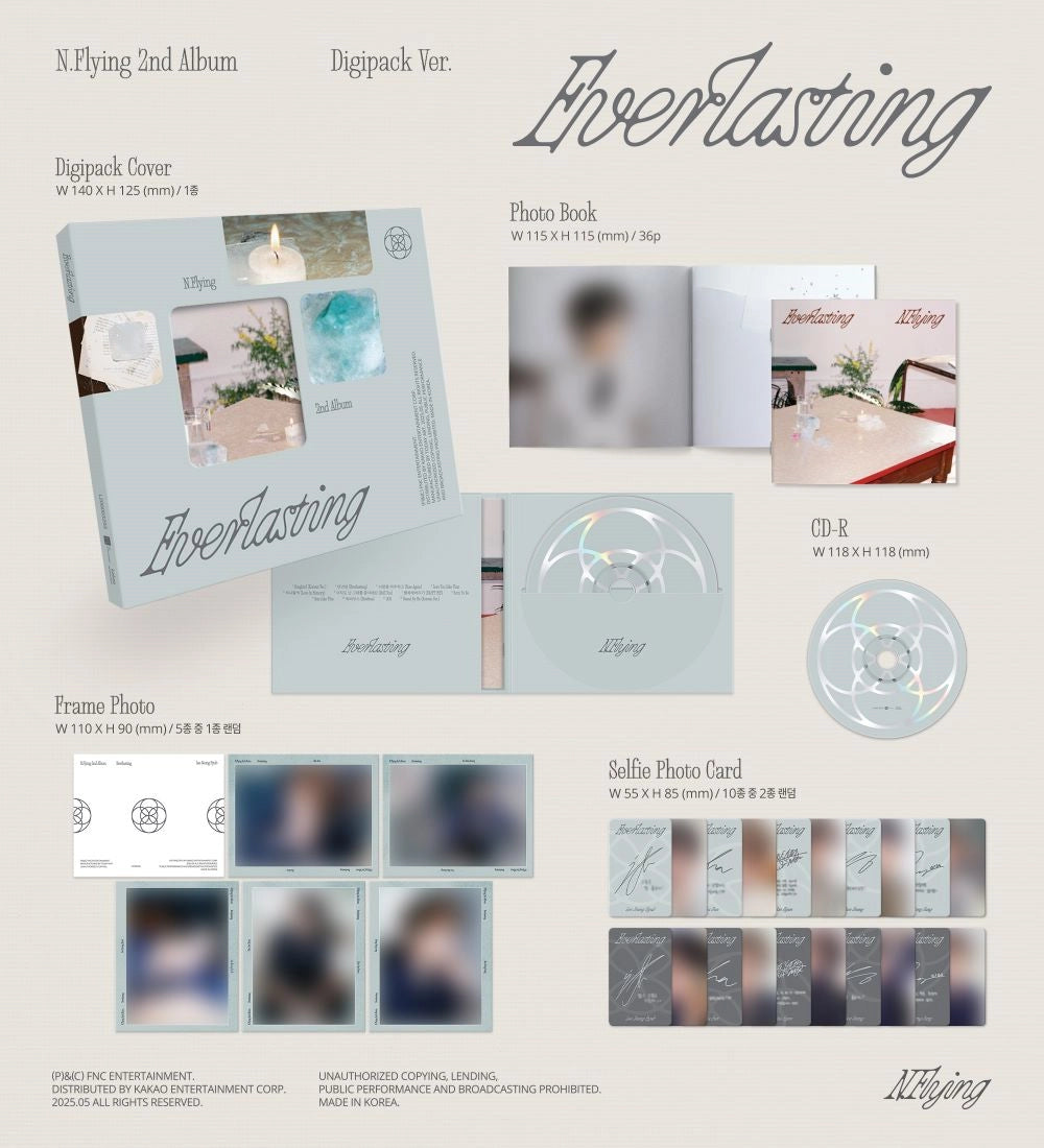 N.FLYING 2ND ALBUM - EVERLASTING (DIGIPACK VER.)