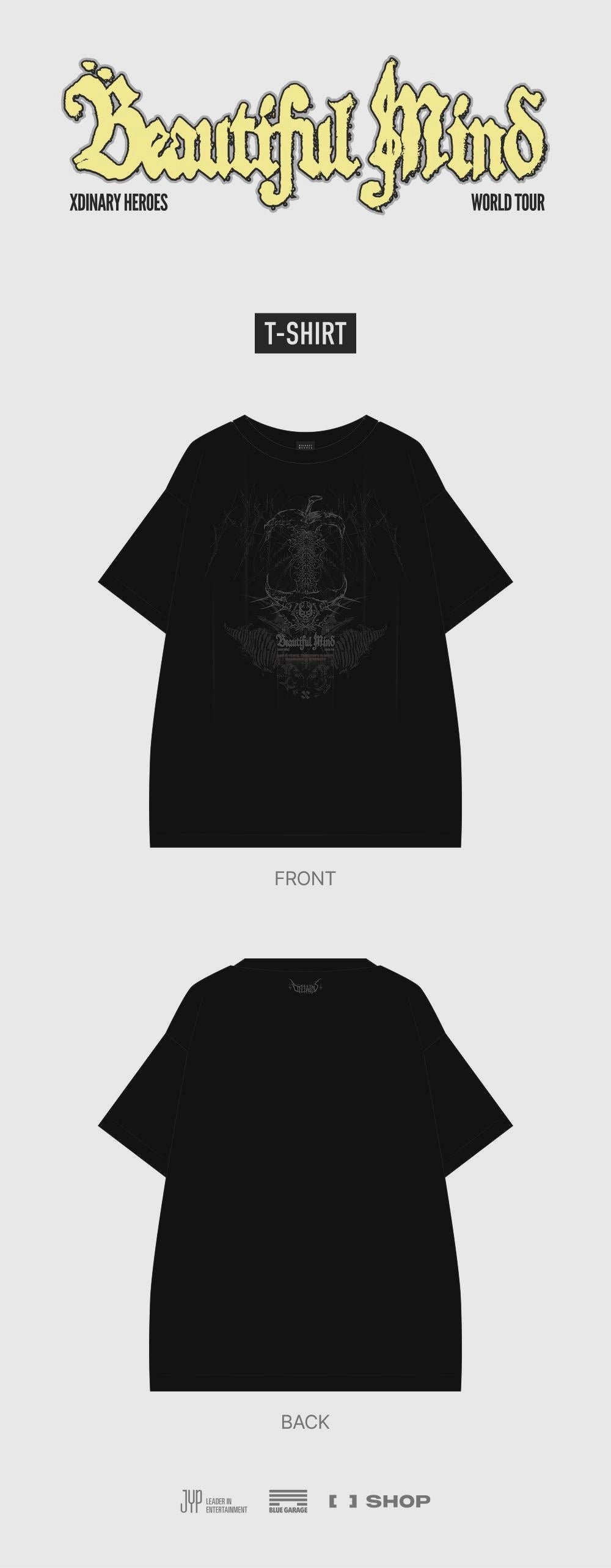 XDINARY HEROES - T-SHIRT - BEAUTIFUL MIND