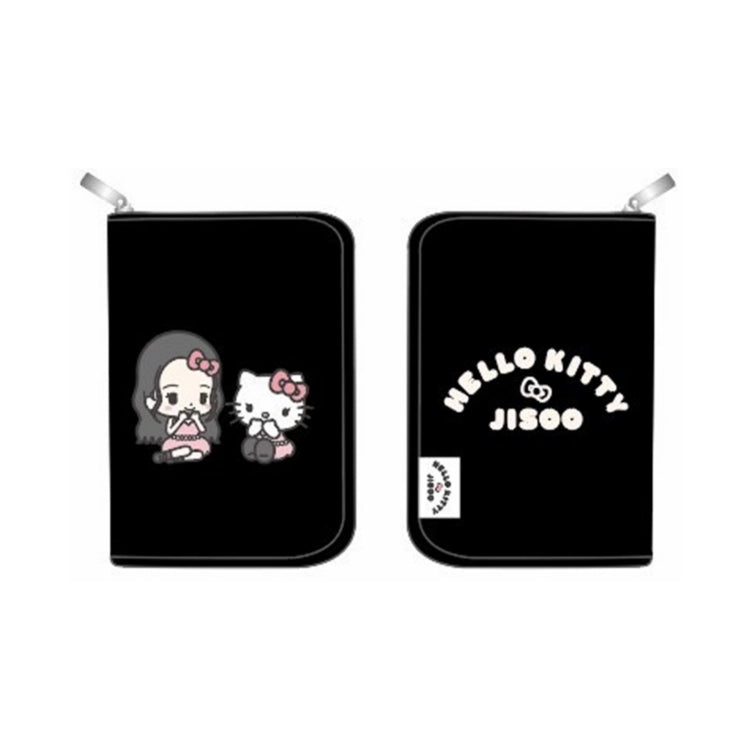 [HELLO KITTY X JISOO] PASSPORT CASE (BLACK VER.) OFFICIAL MD