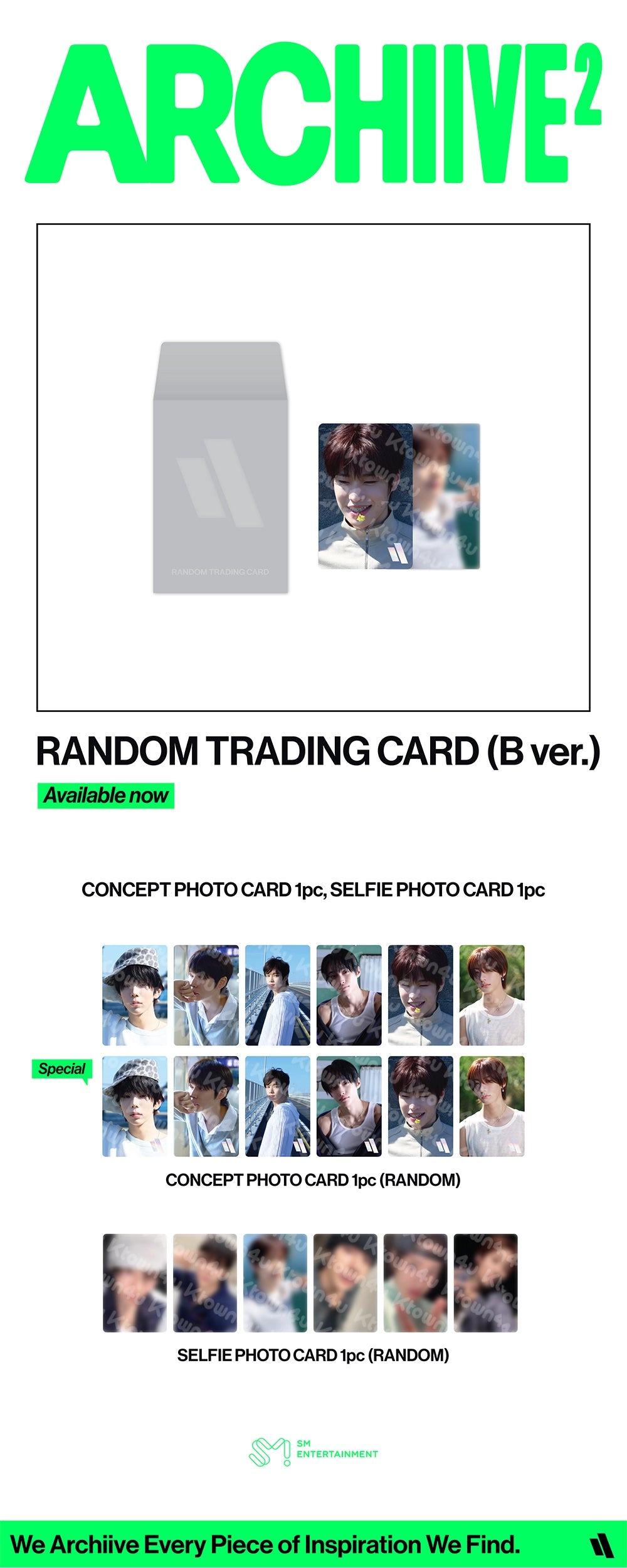 RIIZE - [2026 POP-UP [ARCHIIVE²] MD] RANDOM TRADING CARD (B VER.)