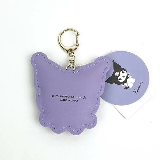 SANRIO© Leather Fluffy Patch Key Holder (Japan Edition)