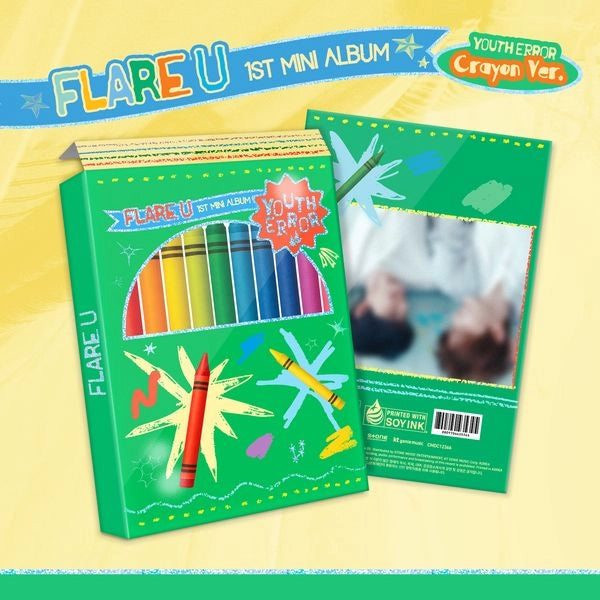 FLARE U 1ST MINI ALBUM - YOUTH ERROR (CRAYON VER.)