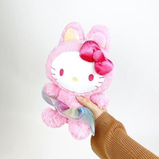 SANRIO© Hello Kitty Plush Rainbow Bunny (Japan Edition)