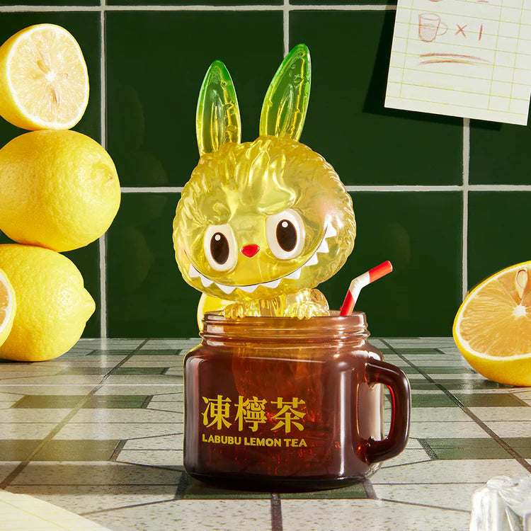 POP MART Authentic THE MONSTERS Labubu HK Lemon Tea Figure
