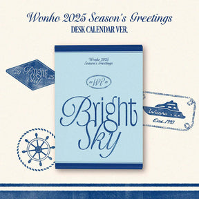 WONHO 2025 SEASON'S GREETINGS - BRIGHT SKY (DESK CALENDAR VER.)