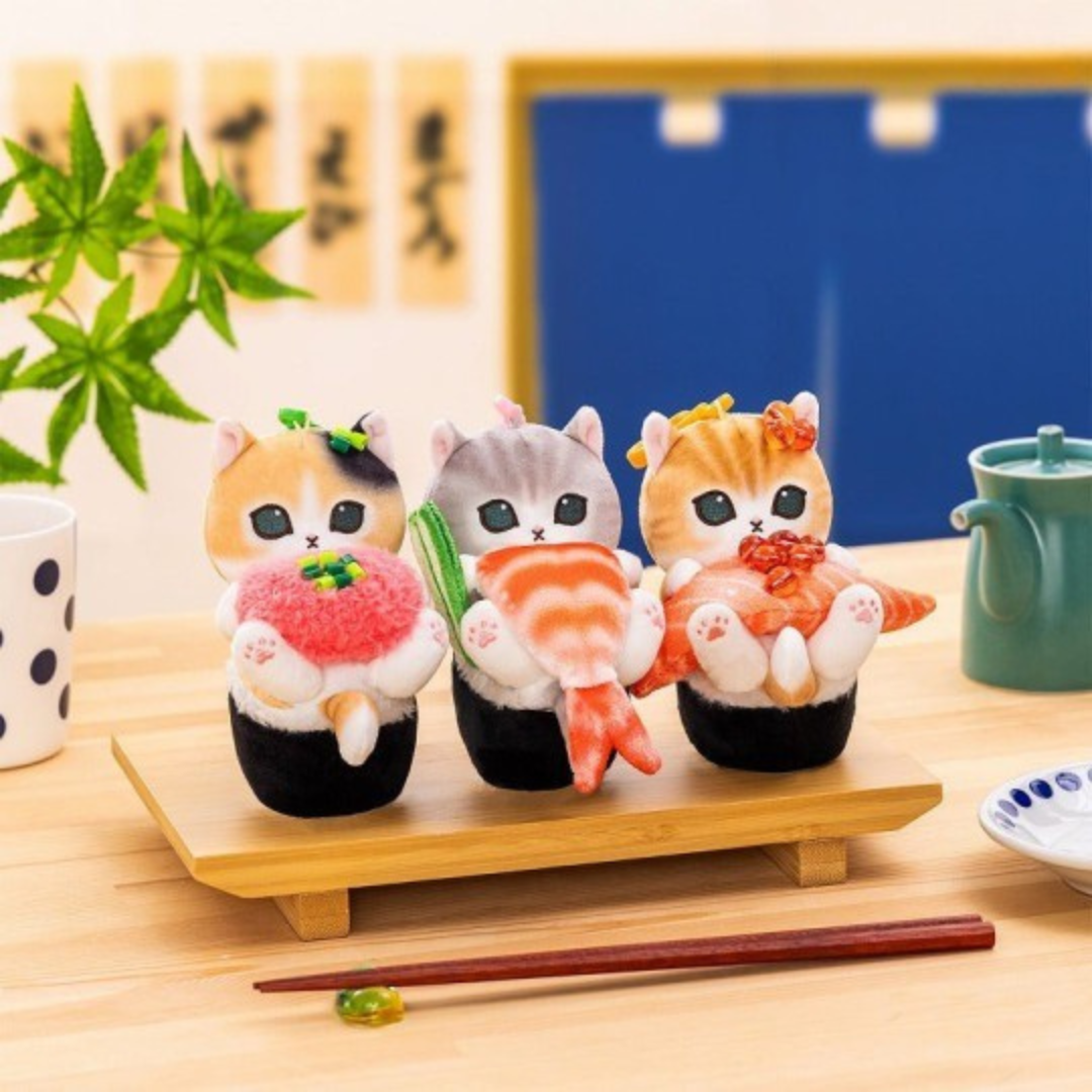 MOFUSAND Authentic Sushi Hanging Plush