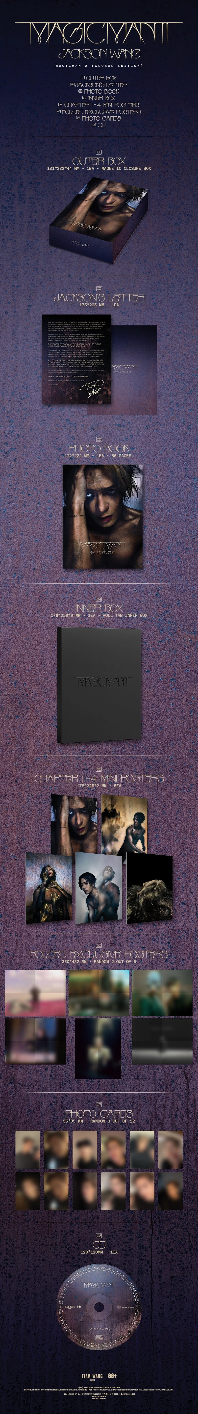 JACKSON WANG 2ND ALBUM - MAGICMAN 2