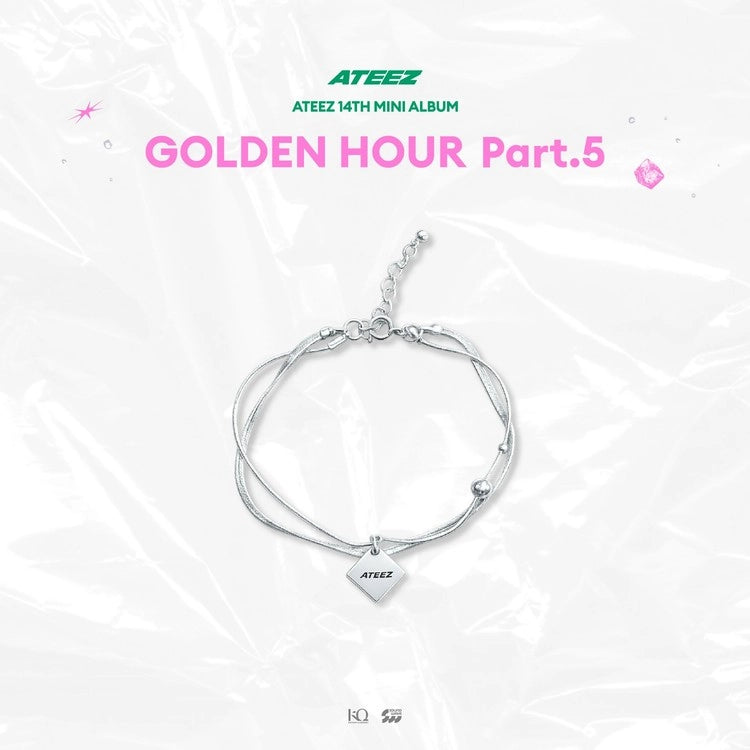 ATEEZ - [POP-UP STORE [GOLDEN HOUR : Part.5] MD] 925 SILVER BRACELET