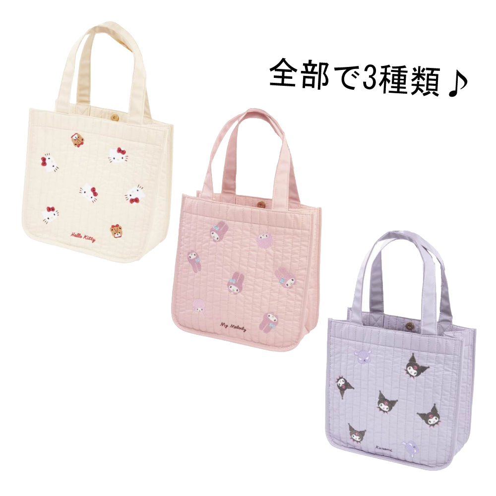 SANRIO© Quilted Stitch Lunch Bag (Japan Edition)