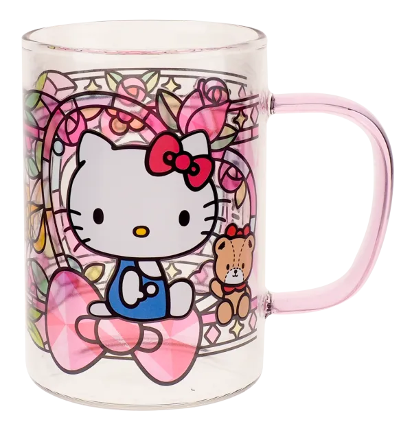 SANRIO© 7-Eleven Stained Glass Glass Mug 220ml (Hong Kong Edition)