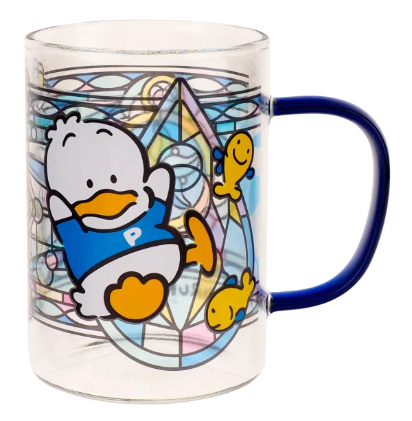 SANRIO© 7-Eleven Stained Glass Glass Mug 220ml (Hong Kong Edition)