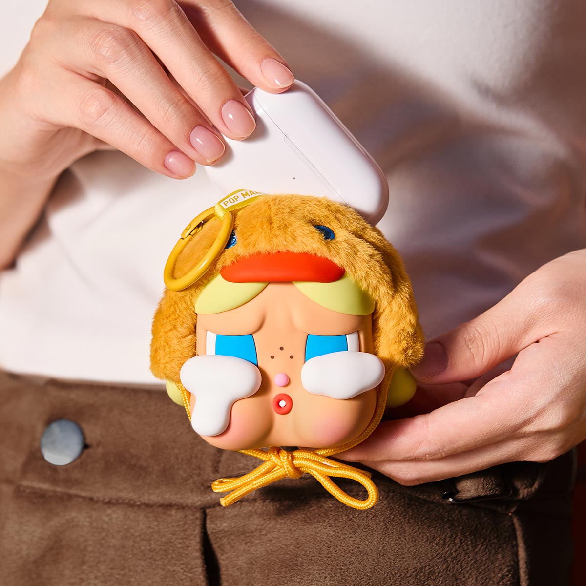 POP MART Authentic CRYBABY Earphone Case