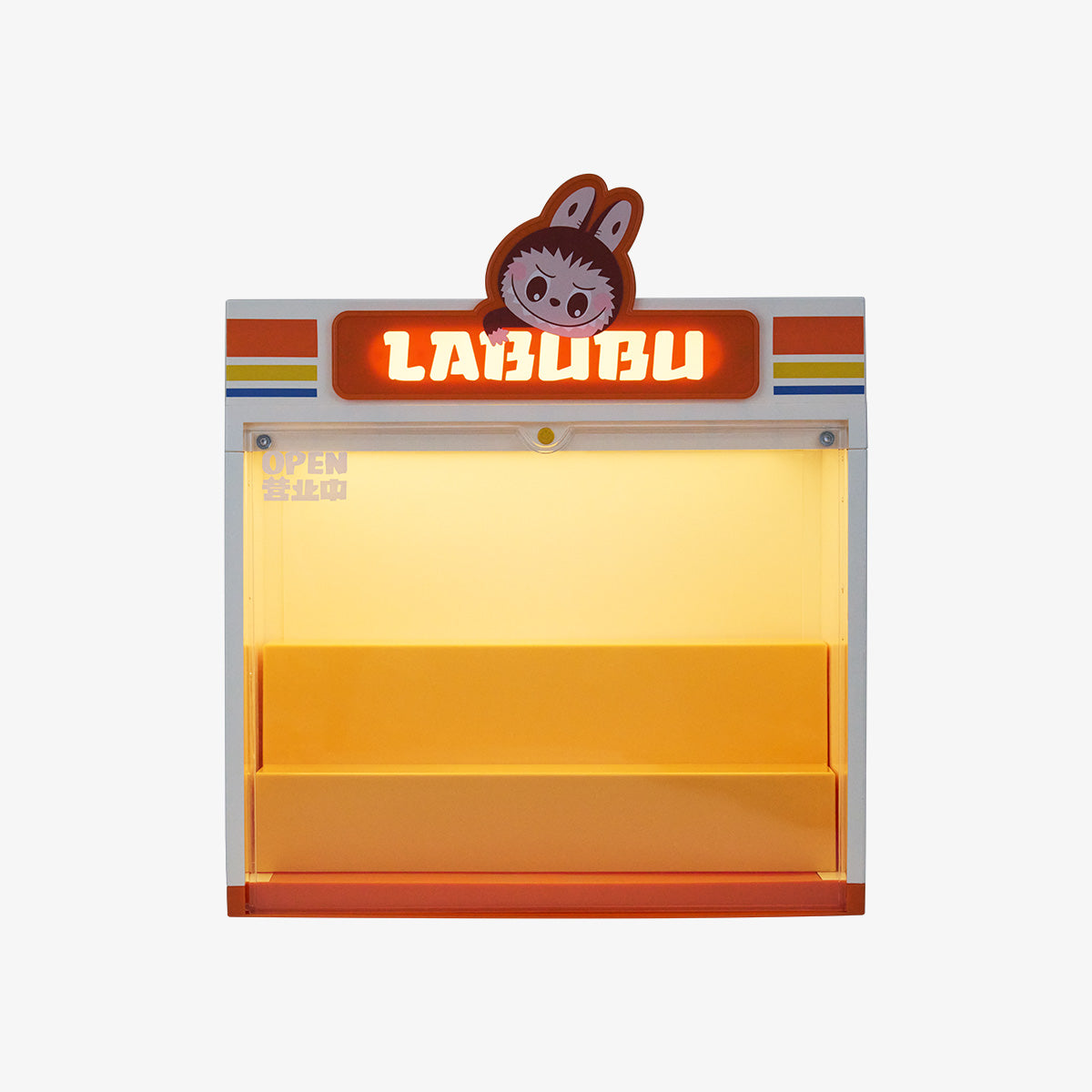 POP MART Authentic The MONSTERS Labubu Wacky Mart Series Display Container