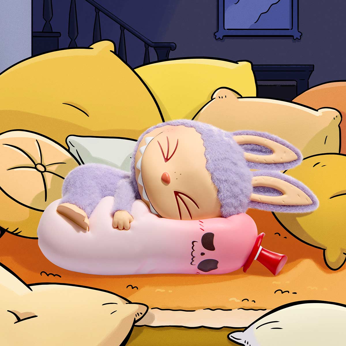 POP MART Authentic THE MONSTER Labubu Figure 1:00 A.M. Mystery Box