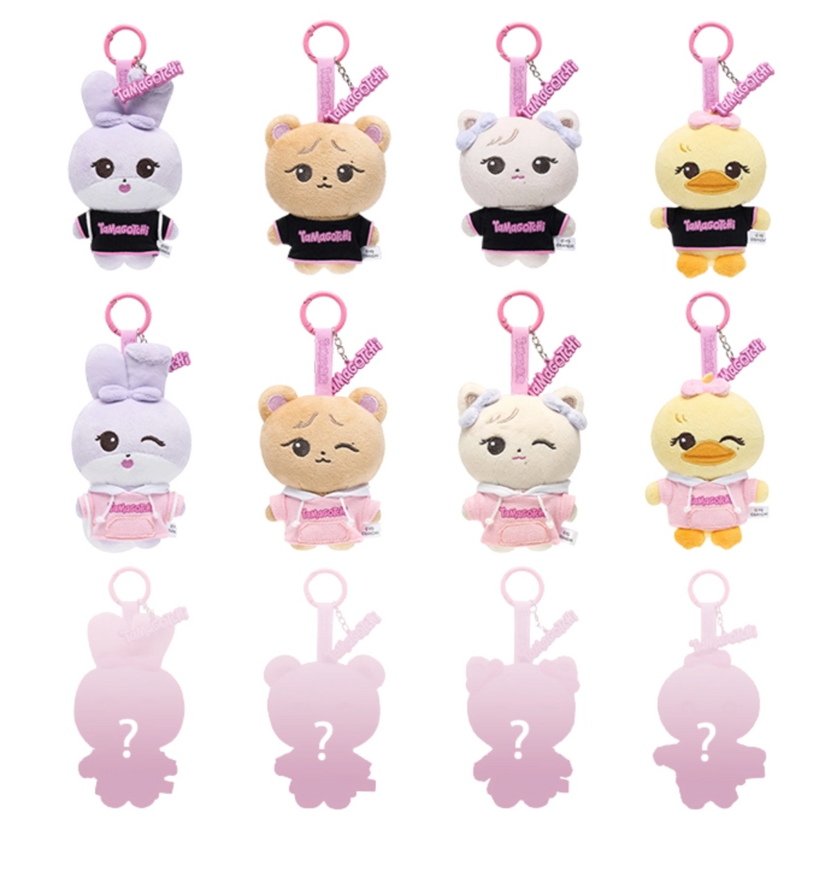 BLACKPINK X TAMAGOTCHI [TAMAGOTCHI] OFFICIAL MD BLACKPINK PLUSH KEYCHAIN BLIND BOX