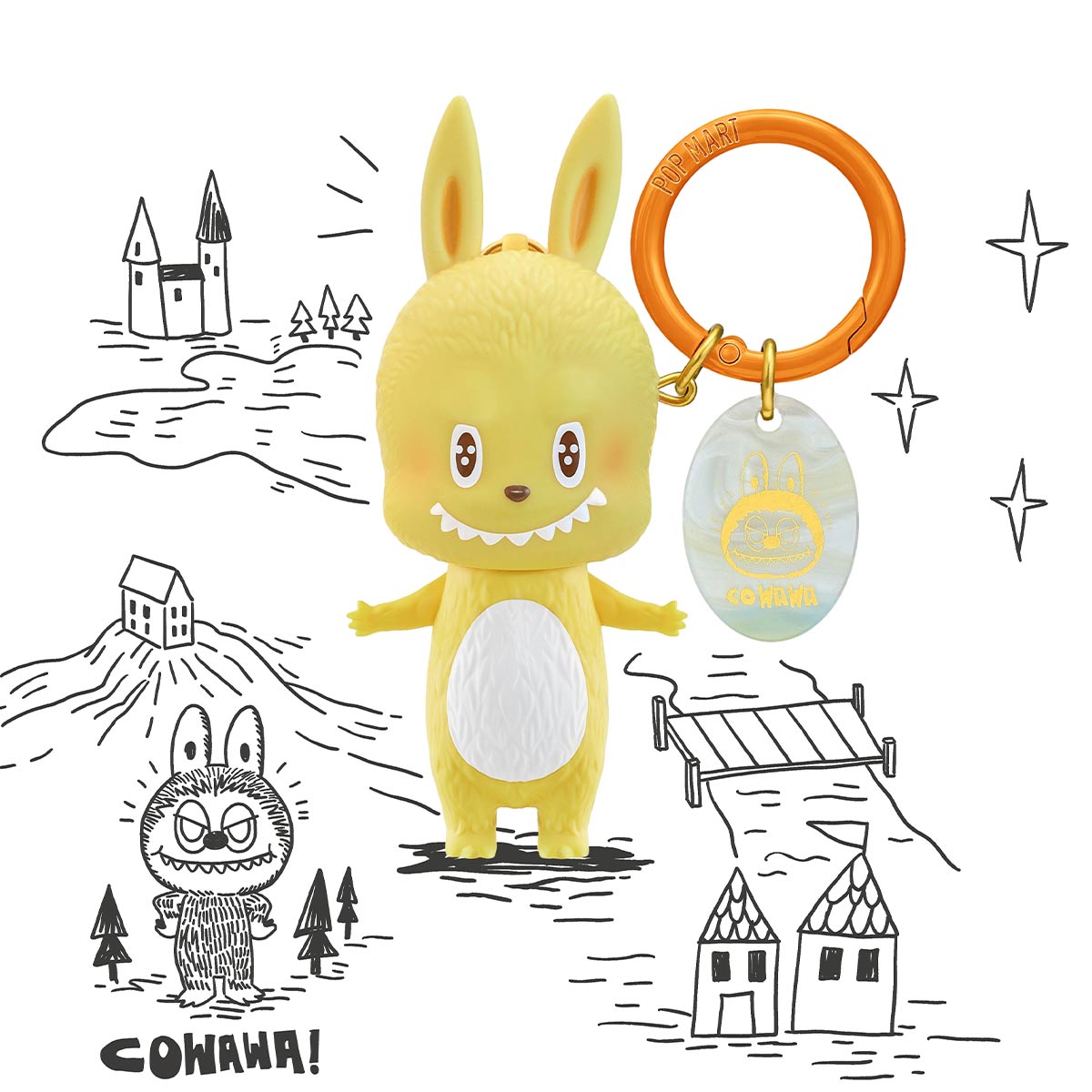 POP MART Authentic THE MONSTERS Labubu 10th Anniversary Series Keychain Mystery Box 10 Designs