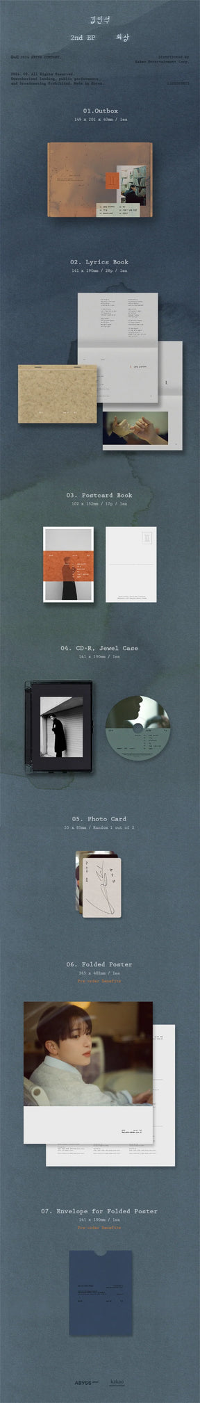 KIM MIN SEOK - [REMINISCE] 2nd EP Album