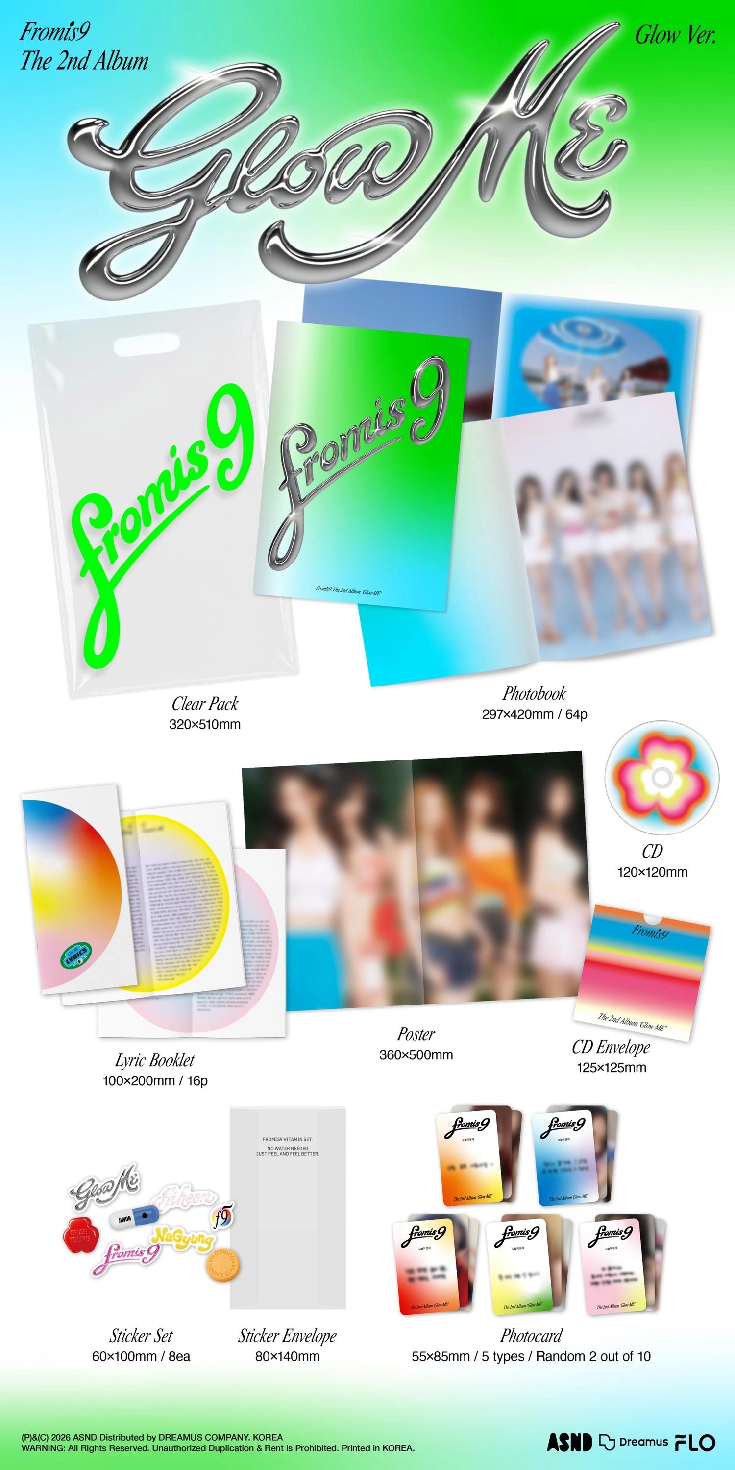 FROMIS_9 2ND ALBUM - GLOW ME (GLOW VER.)