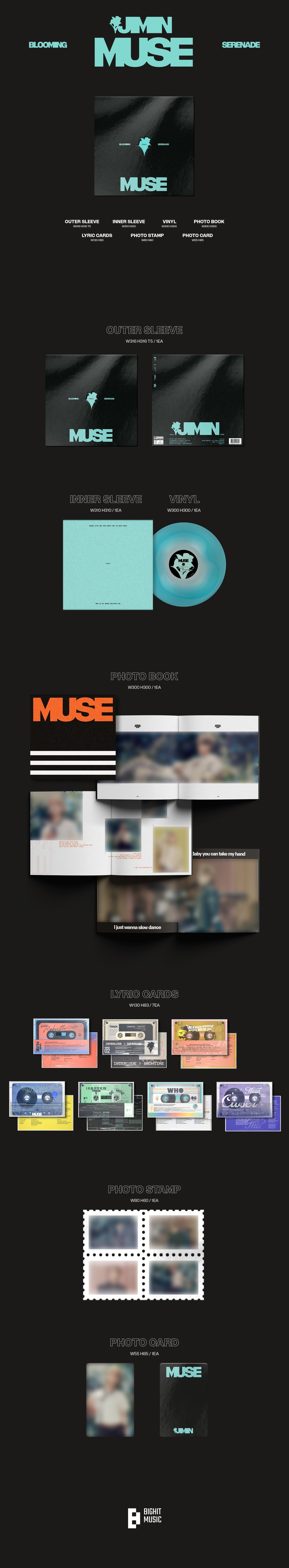 Jimin (BTS) - MUSE (Color LP)