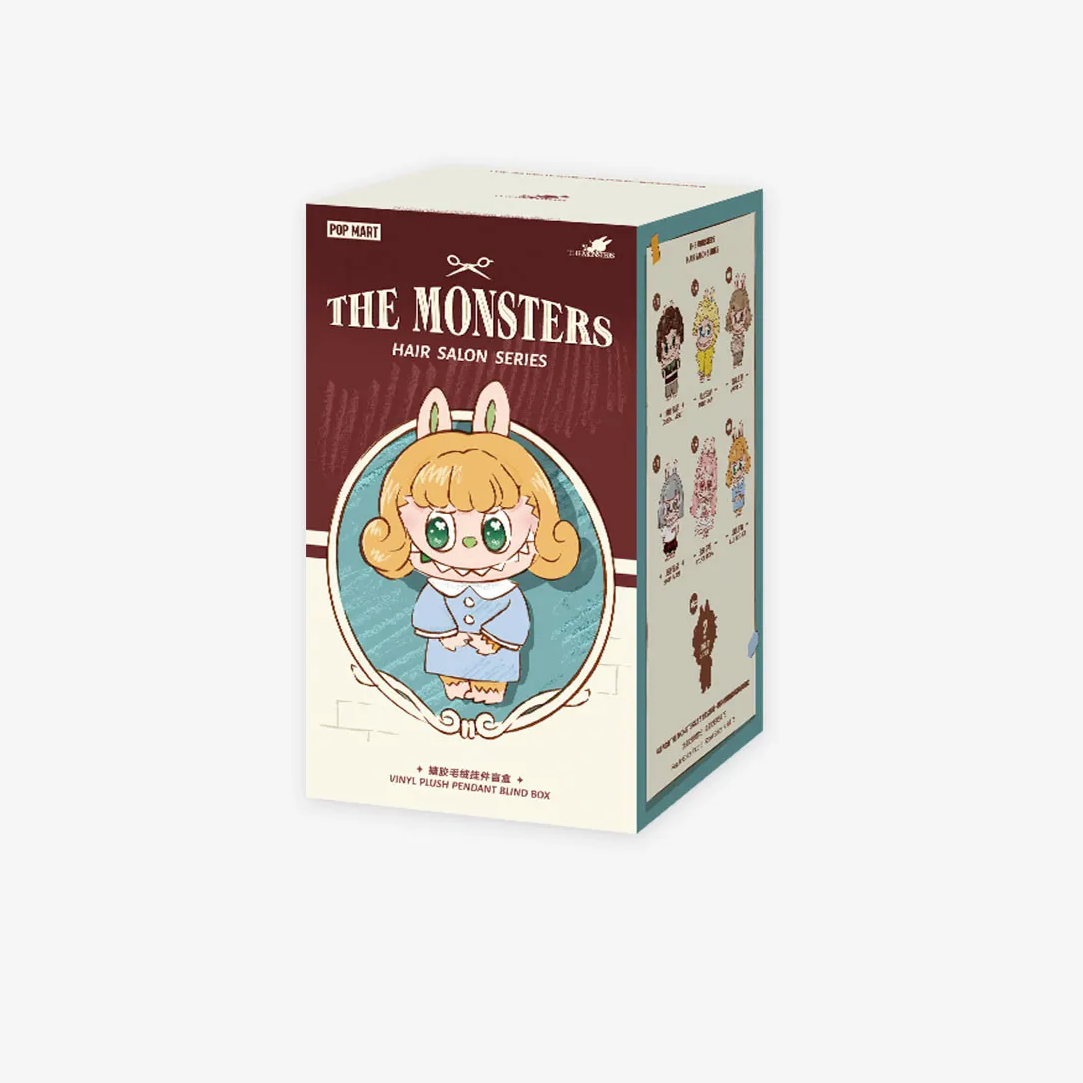 POP MART Authentic The MONSTERS Labubu Plush -Hair Salon Mystery Box