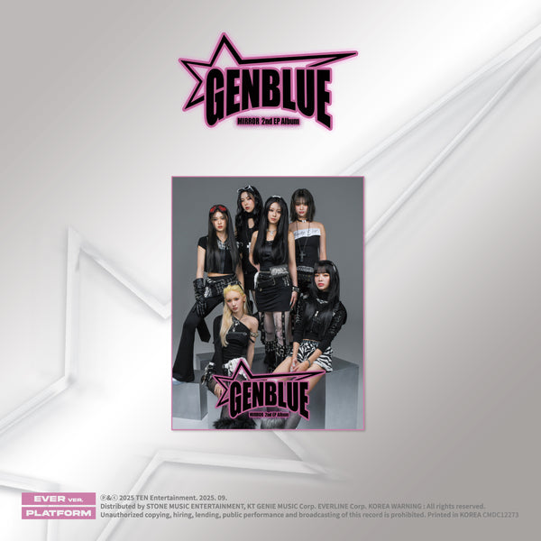 GENBLUE 2ND MINI ALBUM - MIRROR (POCA)