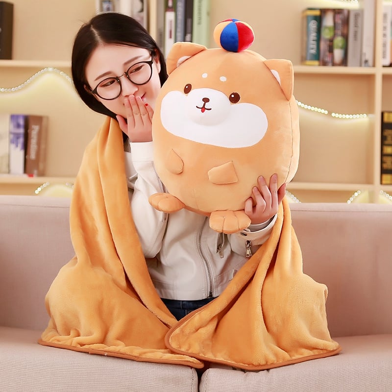 12 Chinese Zodiac Cushion Blanket 12"