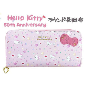SANRIO© Hello Kitty 50th Anniversary Long Wallet Leather (Japan Edition)