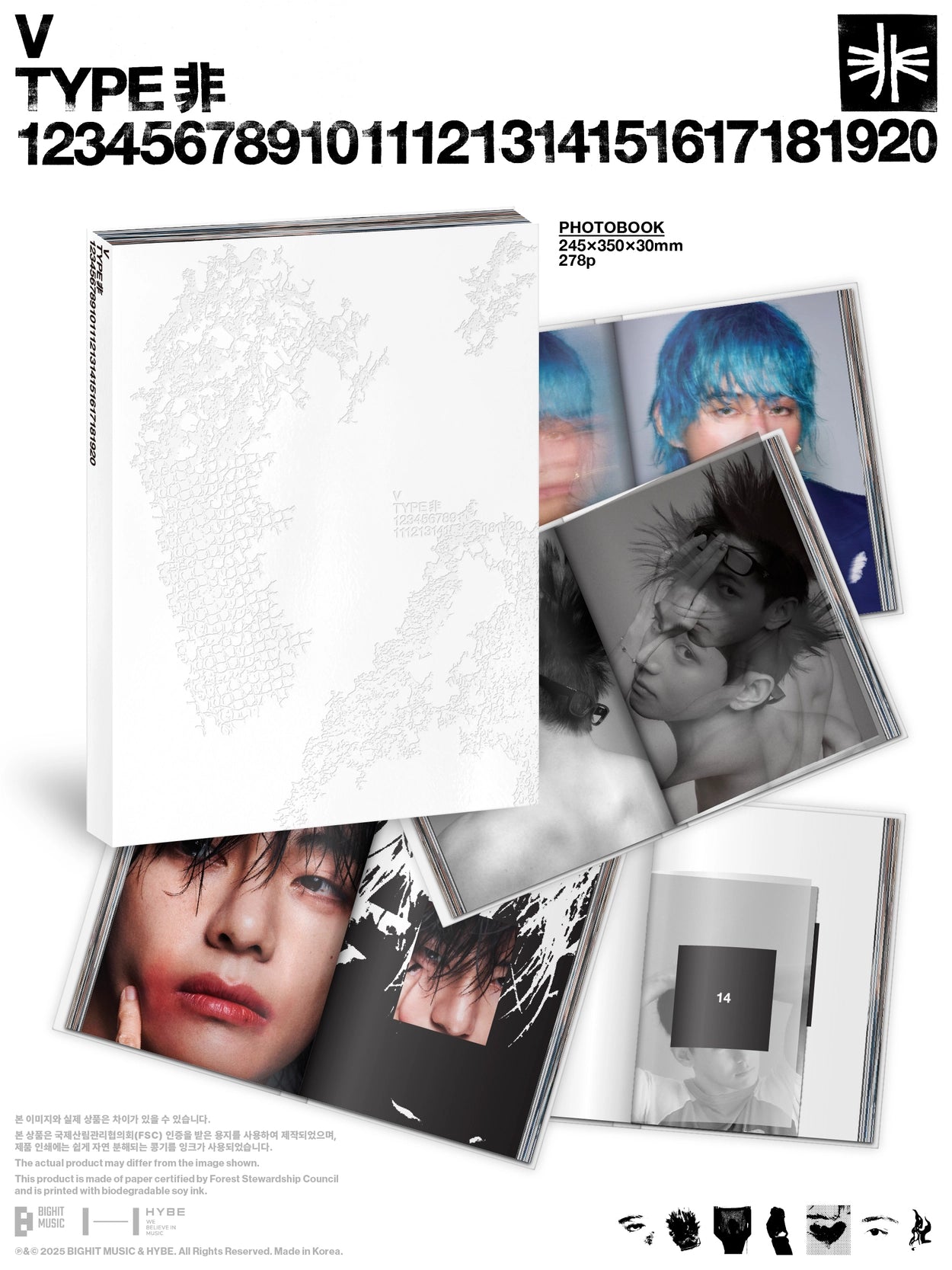 V (BTS) - [TYPE 非] PHOTOBOOK
