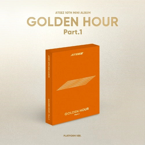 ATEEZ 10TH MINI ALBUM - GOLDEN HOUR : PART 1 (PLATFORM VERSION)