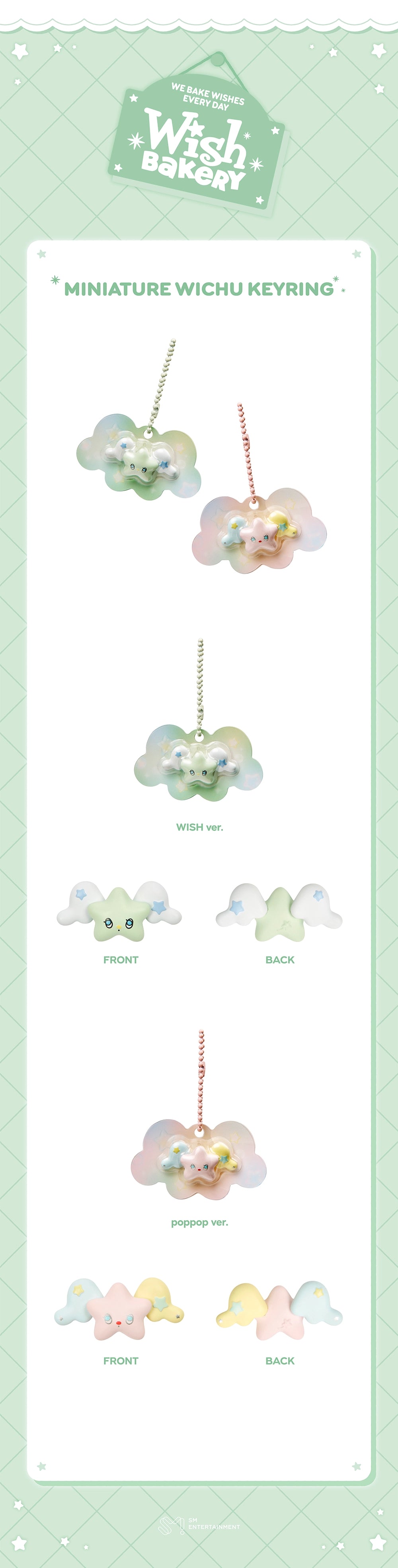 NCT WISH [2026 POP-UP [WISH BAKERY] MD] MINIATURE WICHU KEYRING