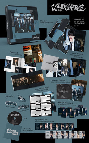 AMPERS&ONE 2ND MINI ALBUM - WILD & FREE (KICK VER.)