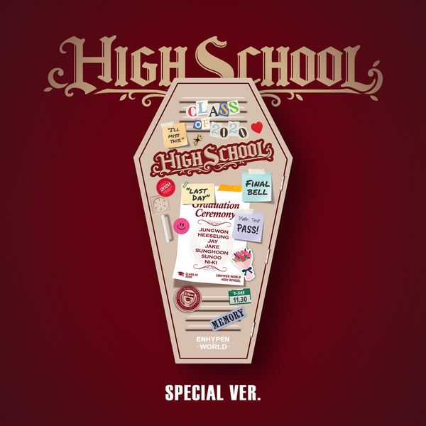 ENHYPEN - WORLD COUPON CARD COLLECTION (HIGH SCHOOL SPECIAL VER.)