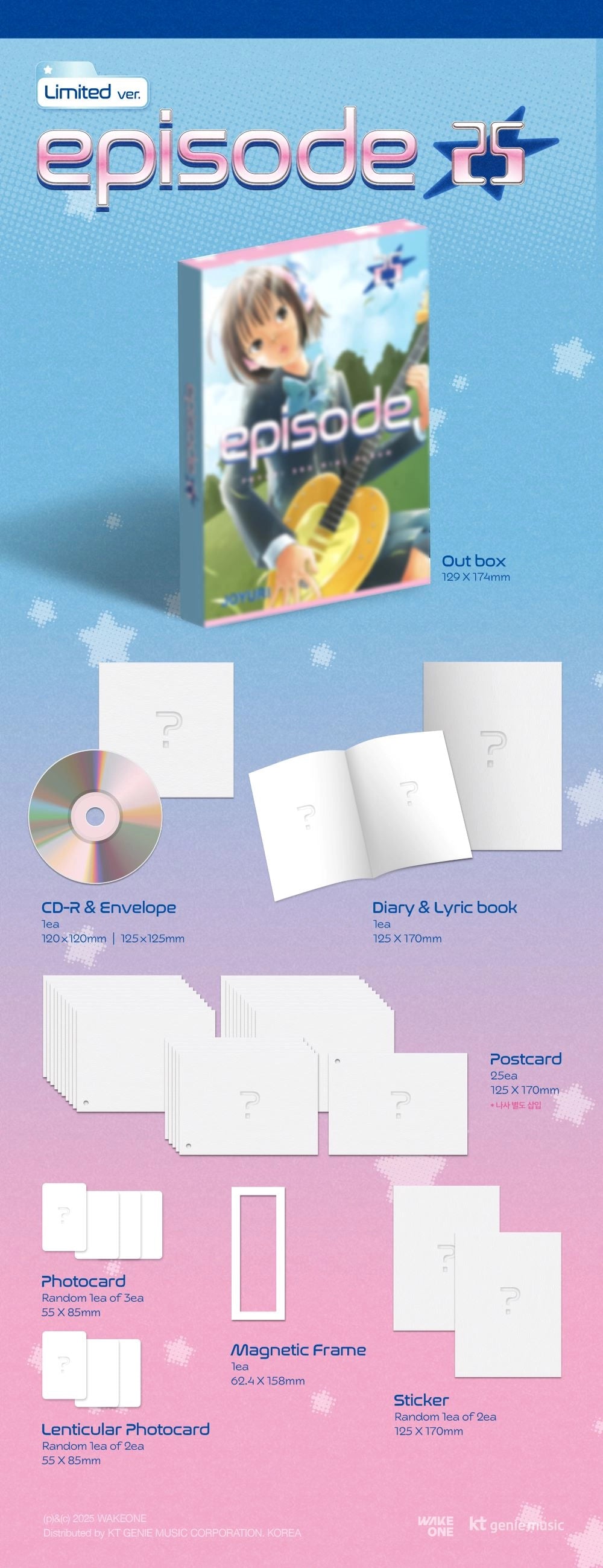 JO YURI THE 3RD MINI ALBUM - EPISODE 25 (LIMITED EDITION)