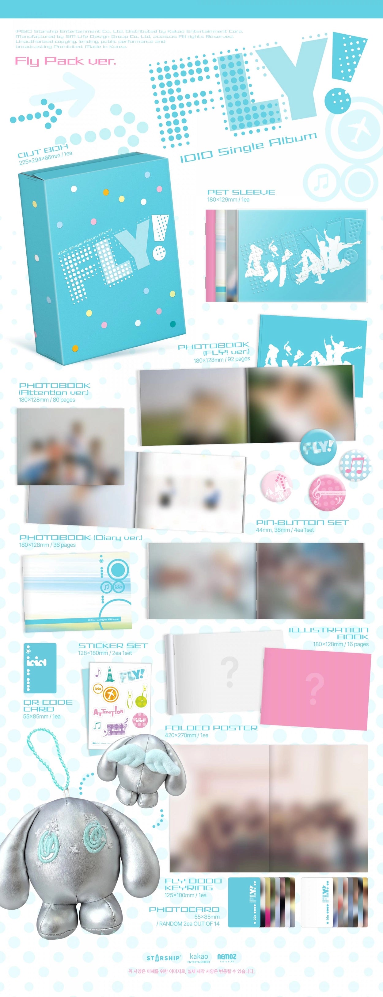 IDID - SINGLE ALBUM [FLY!] (FLY PACK VER.) (LIMITED)