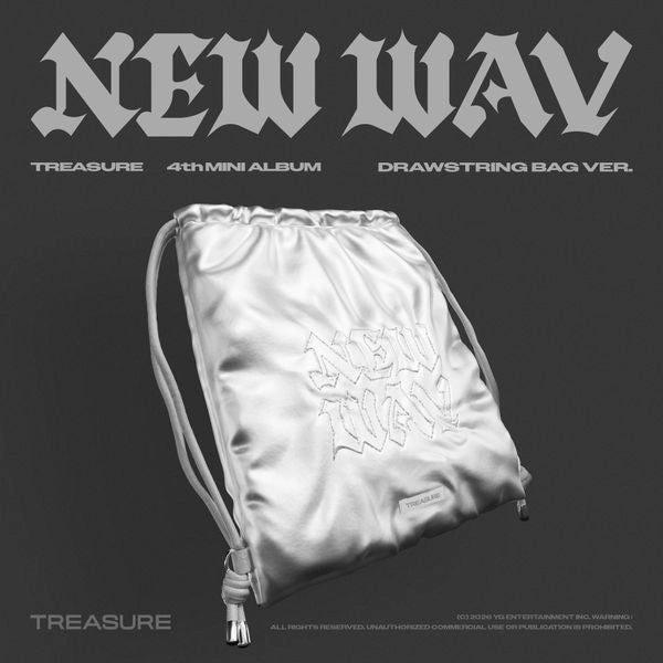 TREASURE 4TH MINI ALBUM - NEW WAV (DRAWSTRING BAG VER.) (LIMITED EDITION)